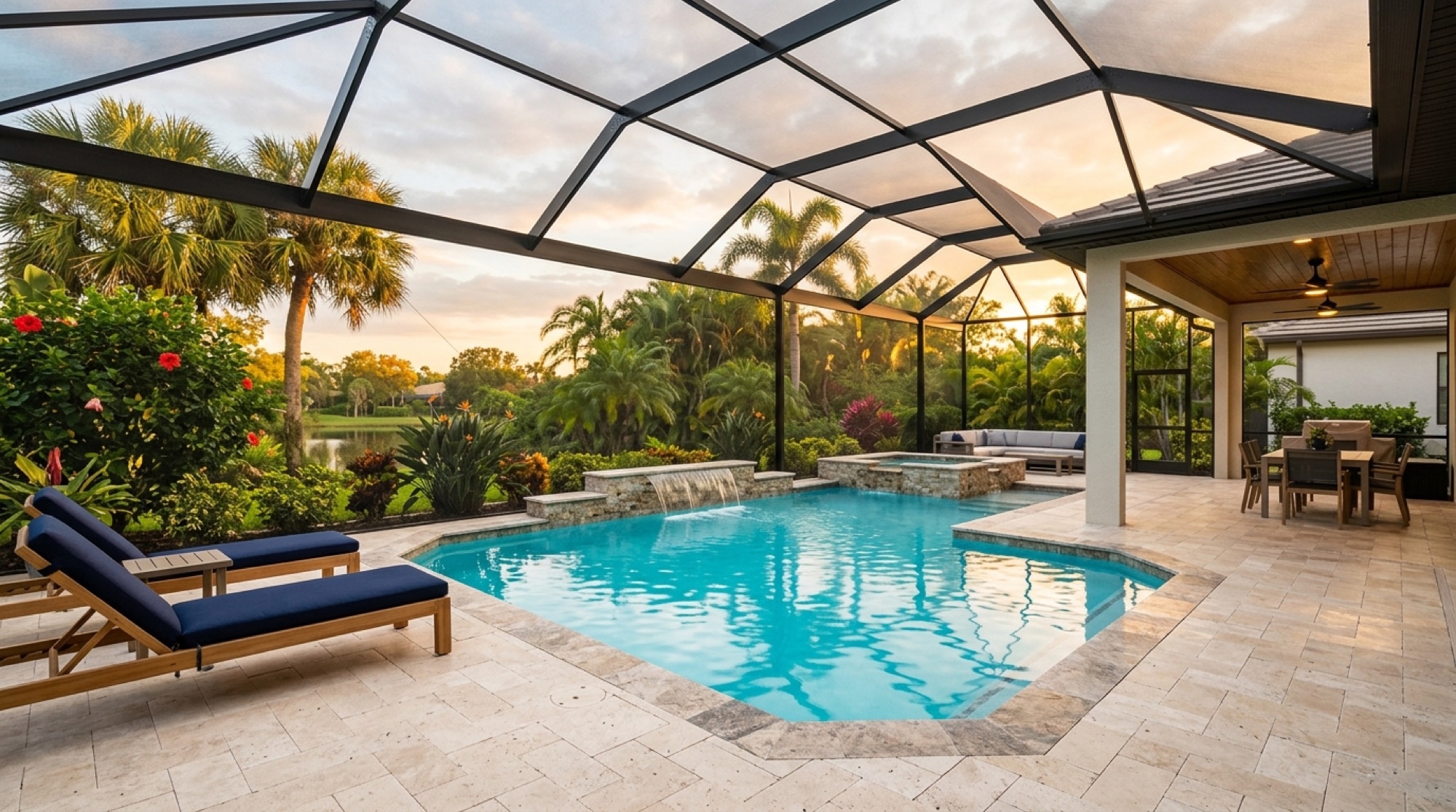 Renovated pool